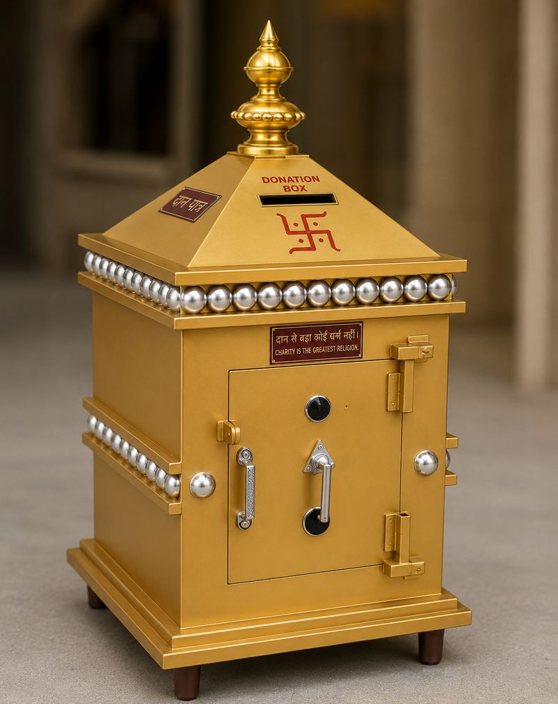 Secure Donation Boxes for Temples and Trusts